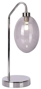 CLX Stolná moderná lampa GROSSETO, 1xG9, 10W, sivá