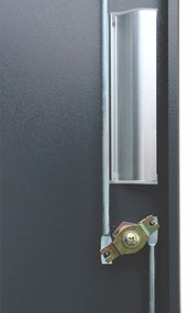 Plechová skriňa 90x82x43cm s 2 policami