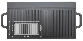 Grilovací plát obojstranný 50x23 cm