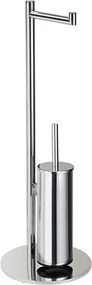 Bemeta Design OMEGA: Stojan, s držiakom TP, s WC kefou, lesk - 104836112