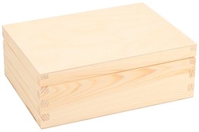 ČistéDrevo Drevená krabička na čaj (6 priehradiek)
