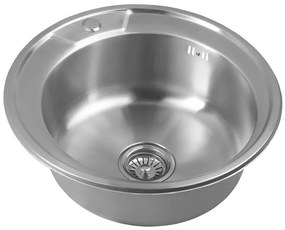 Aqualine Aqualine, Nerezový drez 51x18 cm (AA051B), AQ051B
