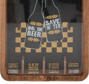 Drevený otvárač na fľaše Bottle, 39x17,5 cm