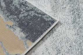 Koberec EMERALD exkluzívny 1023 glamour, styl abstrakcia modrý / zlatý