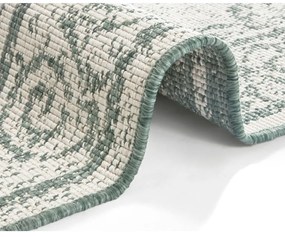 Zeleno-krémový vonkajší koberec NORTHRUGS Cebu, 160 x 230 cm