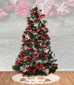 Vianočné guľky - červené SYSD1688-070 (30ks)