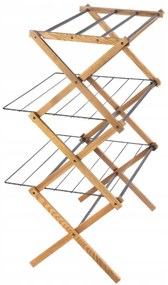 Erga Aurora Plus, vešiak na sušenie bielizne 69x49,5x97 cm na postavenie, hnedá-čierna, ERG-SEP-1265SUAURPLUD