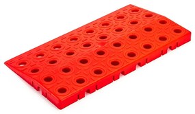 Rovný nájazd GripTil, 4 ks, červený