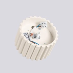 Sollux SL.1792 - Bodové svietidlo AURA 1xGX53/10W/230V 6 cm krémové