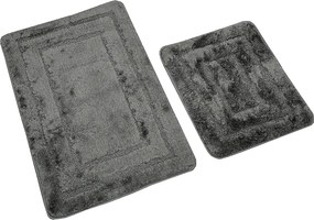 Kúpeľňová predložka ALOR 2set - sivá