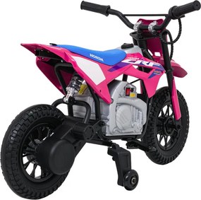 Elektrická motorka HONDA CFR450R ružová