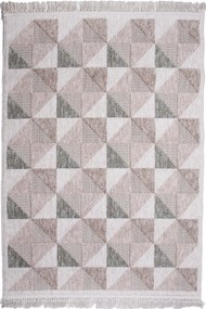Koberec Benita 654 GREEN/CREAM rozmery koberec: 120x170 cm