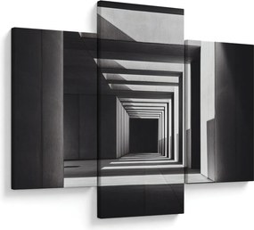 Obraz - Štvorcový tunel (90x60 cm)