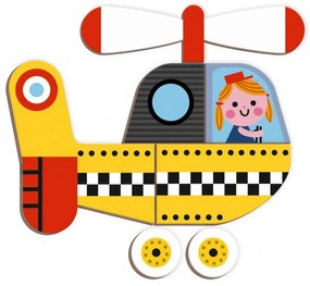 Magnetická kniha skladačka - Dopravné prostriedky