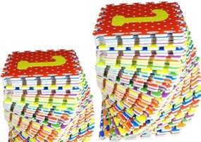 LEAN Toys Abeceda a čísla Farebné penové puzzle 36 kusov