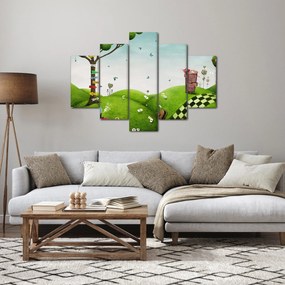 Obraz podivuhodnej krajiny (150x105 cm)