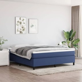 Rám na boxspring posteľ modrý 180x200 cm látka