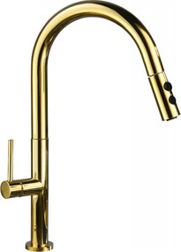 Mexen Ava batéria kuchynská, zlatá - 672800-50