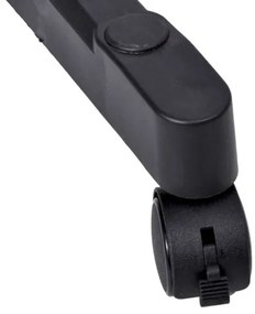 Vešiakový stojan VERA na kolieskach čierny