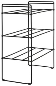 Čierny kovový stojan na topánky Swansea – House Nordic