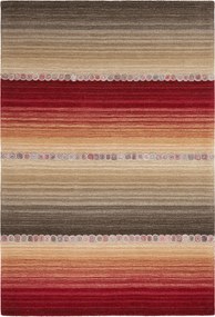 XXXLutz ORIENTÁLNY KOBEREC, 90/160 cm sivá, červená Cazaris - Koberce - 004345030757