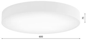 Brilagi - Stropné svietidlo so senzorom CLARE 5xE27/24W/230V pr. 60 cm biele