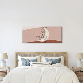 Obraz - Boho listy N⁰2 (120x50 cm)