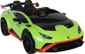 LEAN CARS Lamborghini STO DRIFT Auto na batérie Zelená