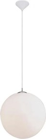 Eglo 22873 - Závesný luster na lankách RONDO 1xE27/60W/230V pr. 40 cm biela