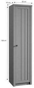 Kondela Skriňa, PROVANCE S1D, sivá
