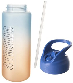 Oranžovo-modrá tritánová fľaša 1 l Moly – Orion