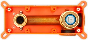 Rea Owen, umývadlová batéria pod omietku + BOX montážny systém, čierna matná, REA-B5332