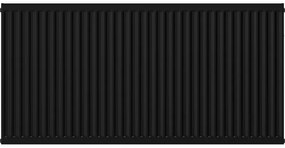 Mexen, panelový radiátor Mexen C22 600 x 1500 mm, bočné pripojenie, 2479 W, čierny - W422-060-150-70