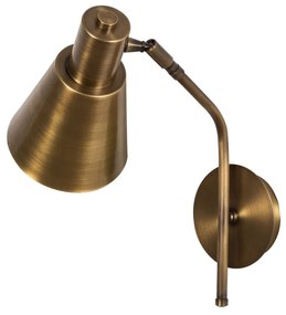 Nástenná lampa Sivani III mosadz