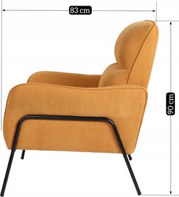 PROXIMA.store - Dizajnové kreslo ALBERTO FARBA: béžová