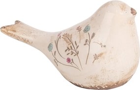Keramická dekorácia vtáčik s kvietkami Floral Cartoon M - 22*9*12 cm