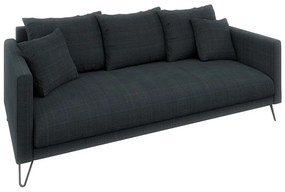 Tmavosivá ženilková pohovka 200 cm Freya – Ropez