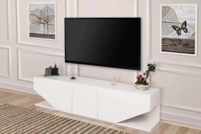 Dizajnový TV stolík Layla 180 cm biely