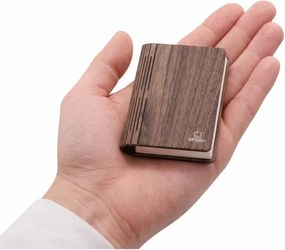 Prenosná svetelná dekorácia na USB v tmavoprírodnej farbe BookLight – Gingko
