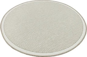 Obojstranný koberec BRUSSELS 205803/10610 béžový / krémový kruh