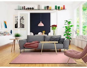 Ružový koberec Universal Berna Liso, 60 x 110 cm