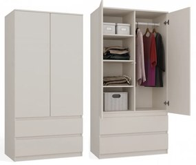 Šatníková skriňa do predsiene 90 cm TAAVI - kašmír