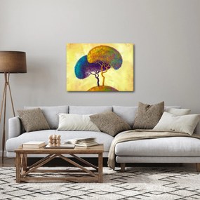 Obraz - Stromy na kopci (70x50 cm)