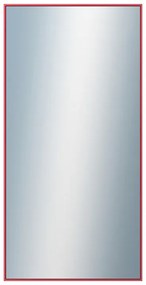 DANTIK - Zrkadlo v rámu, rozmer s rámom 60x120 cm z lišty Hliník červená m. (7002244)