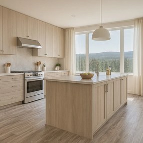 Beauflor, PVC podlaha - lino Texalino Supreme 916 M Texas Oak, na mieru, šíře 5m, hnedá, filc, chodba / predsieň