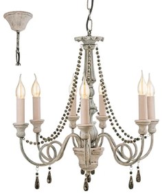 Eglo 49822 - Luster na reťazi COLCHESTER 8xE14/40W