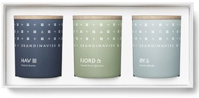 SKANDINAVISK Darčeková sada mini sviečok ESCAPE – 3 x 65 g