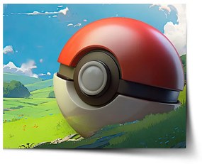 Sablio Plagát Pokemon ball Krajina - 60x40 cm