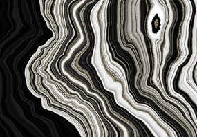 Fototapeta - Čierny mramor (147x102 cm)