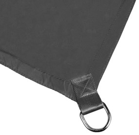 Slnečná plachta 4x4 m 160 g/m2 SPRINGOS SN0054 - grafitová
